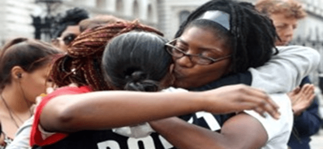 Families Standing together in love and unity